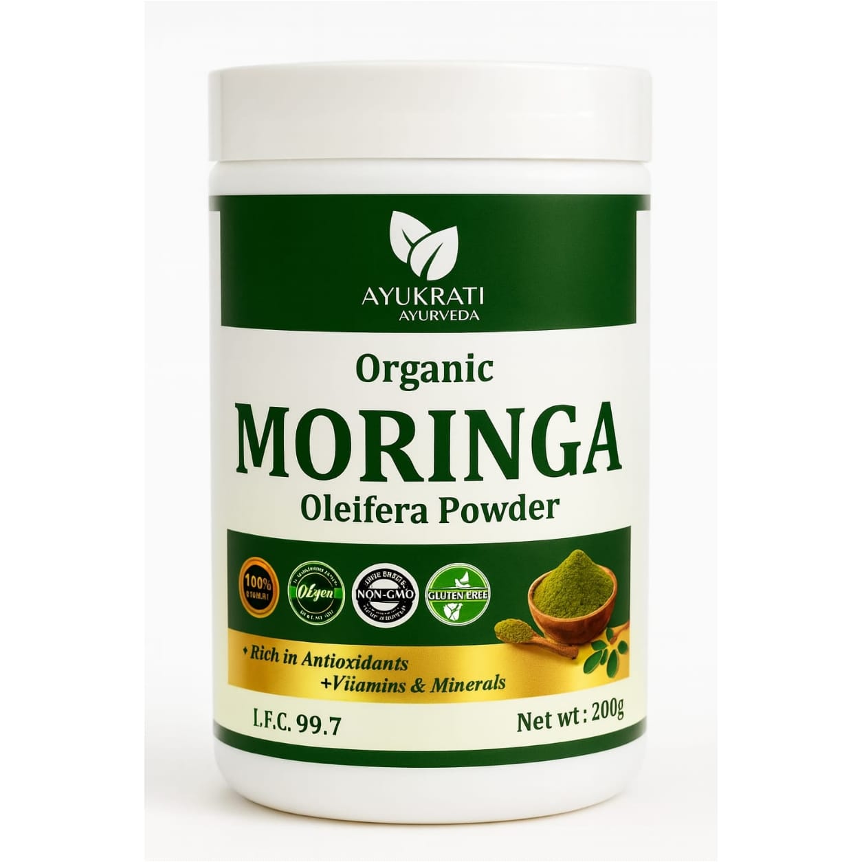 moringa fit Moringa Powder (Drumstick Leaf Powder) - Image 1